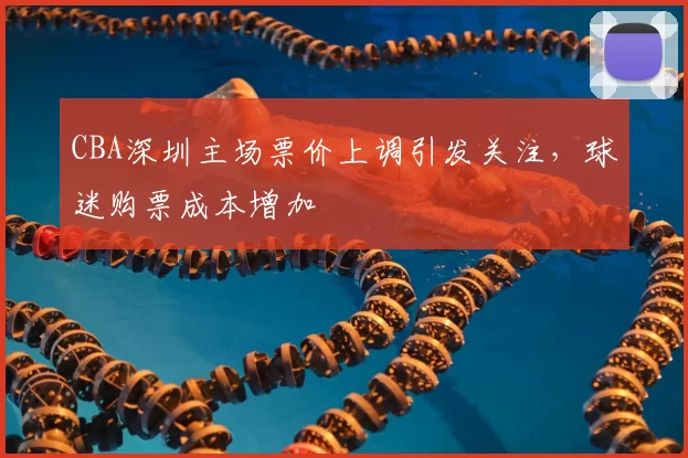 CBA深圳主场票价上调引发关注,球迷购票成本增加