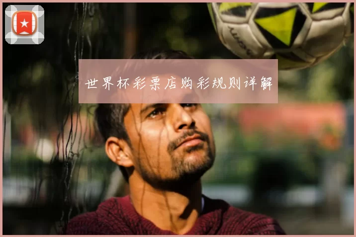 世界杯彩票店购彩规则详解